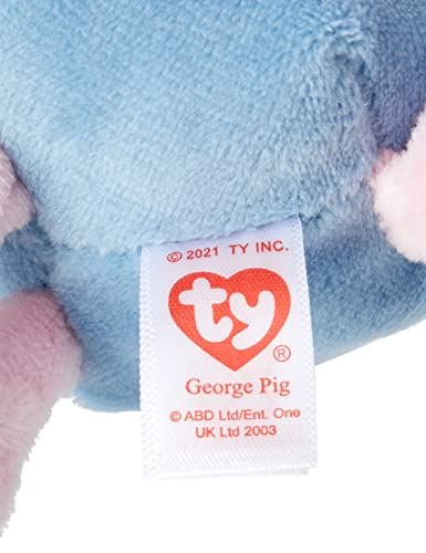 Ty Peppa Pig - Peluche de George con Dinosaurio