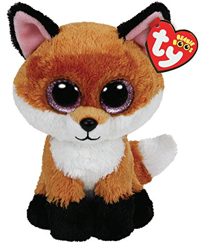 TY - Slick, peluche zorro, 15 cm, color naranja (36159TY) , color/modelo surtido