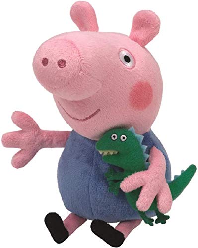 TY_UK Ty Beanie Babies - Peppa & George Buddy Combo 25cm (Both Supplied)