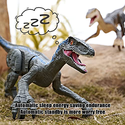 Tyrannosaurus Rex Toys, juguete eléctrico de dinosaurios teledirigido con luz LED Dinosaurio Marcante y Rugante juguetes de dinosaurios teledirigidos para niños a partir de 3 años