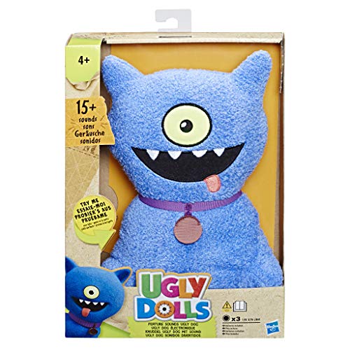 Ugly Dolls Talking Ugly Dog Peluche, Multicolor (Hasbro E4562ES0)