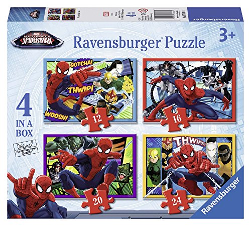 Ultimate Spider-Man - Puzzle 4 en la Caja (Ravensburger 07363 4)