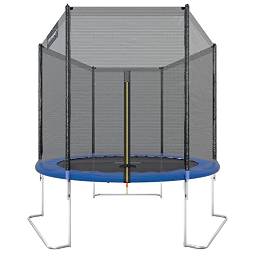 Ultrasport Cama elástica de Jardín, Set con Superficie de Salto, Red de Seguridad, Postes Acolchados y Cubierta del Borde, Resistente a la Intemperi, Unisex,Springs o sistema de cuerdas elástico