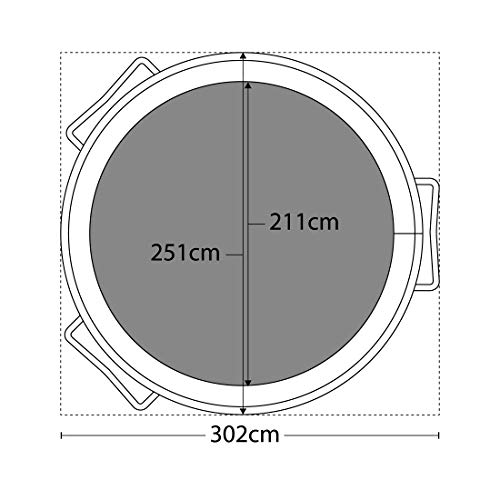 Ultrasport Cama elástica de jardín Uni-Jump Trampolín Infantil, certificación Intertek GS, con Superficie de Salto, Red de Seguridad, Unisex Niños, Rosa, 251 cm