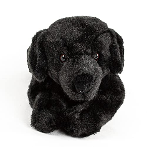 Uni-Toys Peluche de perro labrador negro 40 cm tumbado