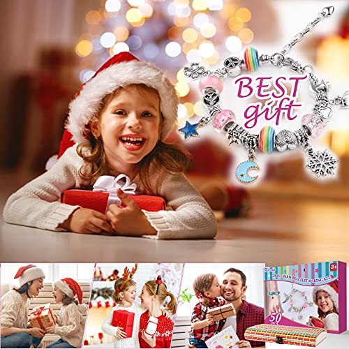 Unicornio Regalos Niñas 5-12 Años Juguetes Niños, Kit Para Hacer Joyas juegos Pulseras Niñas Kit Manualidades Niños 5+ Años, Calendario Adviento Niños Regalos Navidad Originales Juguetes Pulseras Niña