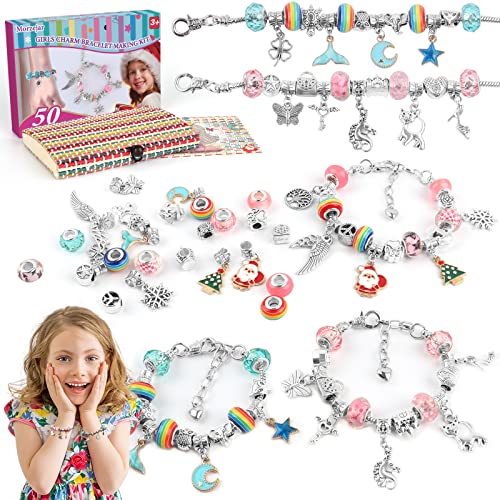 Unicornio Regalos Niñas 5-12 Años Juguetes Niños, Kit Para Hacer Joyas juegos Pulseras Niñas Kit Manualidades Niños 5+ Años, Calendario Adviento Niños Regalos Navidad Originales Juguetes Pulseras Niña