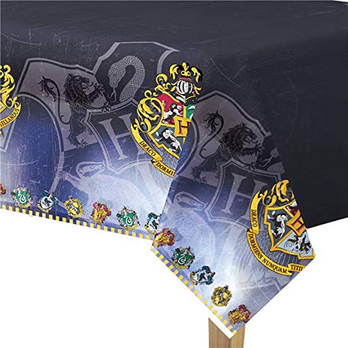 Unique Party - Mantel de Plástico - 2,13 m x 1,37 m - Diseño de Harry Potter (59103)