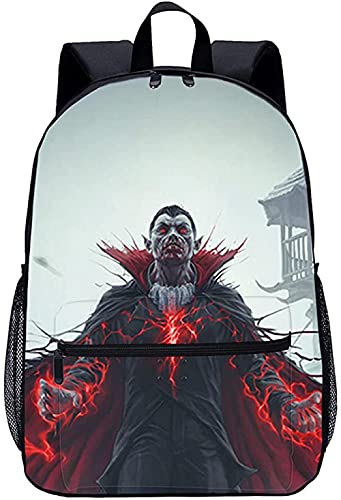 Unisex School Ruksack Vampire 3D Impreso Niños Escuela Mochila Escuela Bolsas de Lona Bolsas Vintage Mochila Unisex Mochila