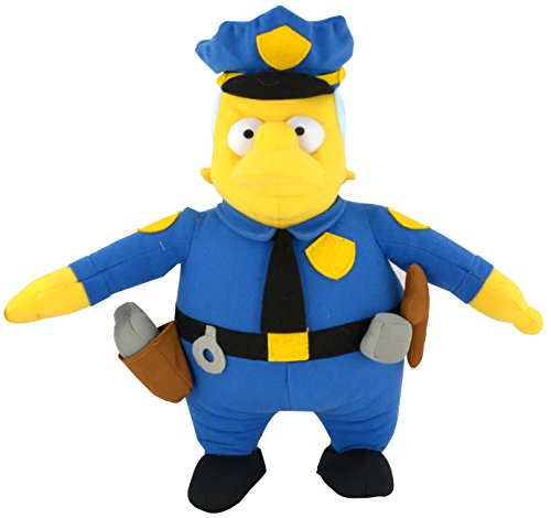 United Labels 1001399 – The Simpsons – Figura de Peluche Chief Wiggum, Aprox. 31 cm