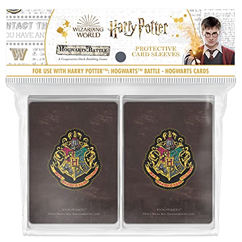 USAopoly- Harry Potter Hogwarts Battle Card Sleeves (160 Unidades) (SL010-400-002000-50)