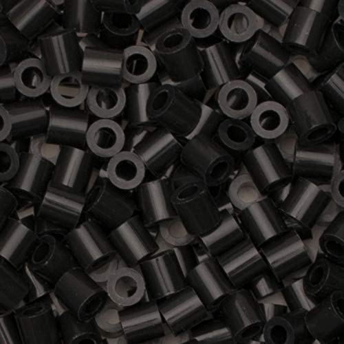 Vaessen Creative Perlas Fusibles, Plastic, Negro (Black), 5mm