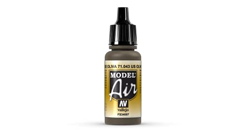 Vallejo Model Air 17ml - Olive Drab 71043