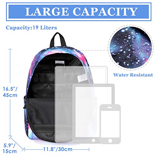 VASCHY Mochila Mujer, Mochilas Escolares Juveniles Casual Mochila para Portatil 14 Pulgadas Mochila Universidad Impermeable Mochila Instituto Mochilas Chicas Elegante Trabajo