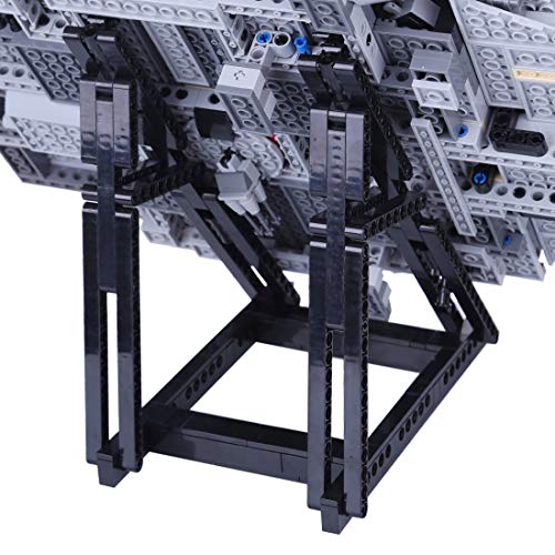 VenGo Display Stand Soporte para Star Wars Millenium Falcon, Compatible con Lego Halcón Milenario 75192/75257/75105