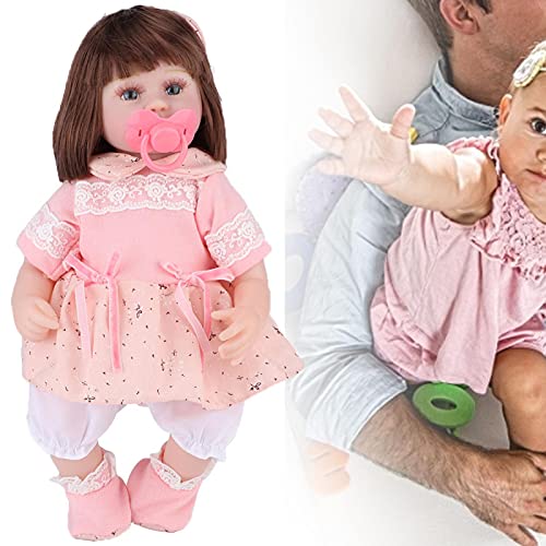 【Venta del día de la Madre】 AMONIDA Muñecas Reborn para bebés, vívidas, Ligeras y compactas, fáciles de Usar, muñecas para bebés para Tienda de Juguetes para educación temprana(42CM Car Hair Doll)