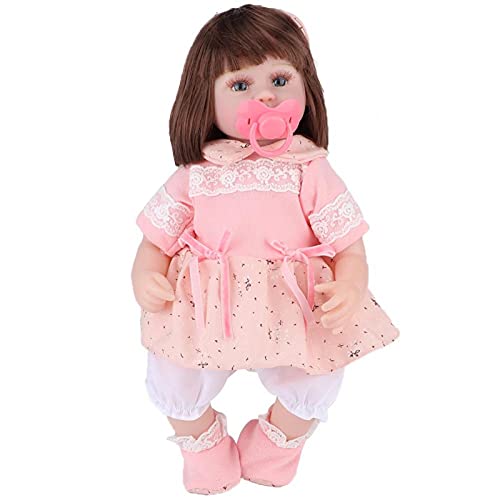 【Venta del día de la Madre】 AMONIDA Muñecas Reborn para bebés, vívidas, Ligeras y compactas, fáciles de Usar, muñecas para bebés para Tienda de Juguetes para educación temprana(42CM Car Hair Doll)