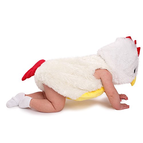 Vestido encima de América felpa del bebé Gallo pollo niños Loveable Traje - Tamaño 6-12 Meses