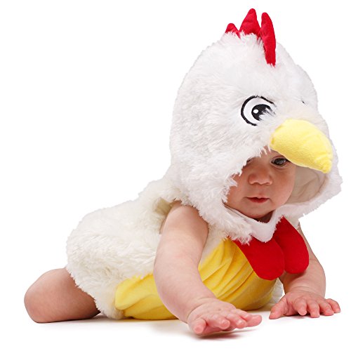 Vestido encima de América felpa del bebé Gallo pollo niños Loveable Traje - Tamaño 6-12 Meses