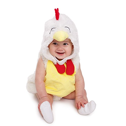 Vestido encima de América felpa del bebé Gallo pollo niños Loveable Traje - Tamaño 6-12 Meses