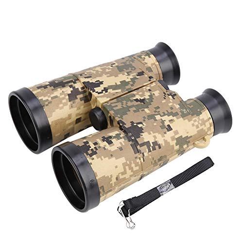 VGEBY1 Prismáticos para niños, 6 * 42 niños, telescopio, Juegos Militares al Aire Libre, Juguetes para observar Aves, Caza, Senderismo(Camuflaje Verde del ejército)