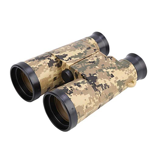 VGEBY1 Prismáticos para niños, 6 * 42 niños, telescopio, Juegos Militares al Aire Libre, Juguetes para observar Aves, Caza, Senderismo(Camuflaje Verde del ejército)