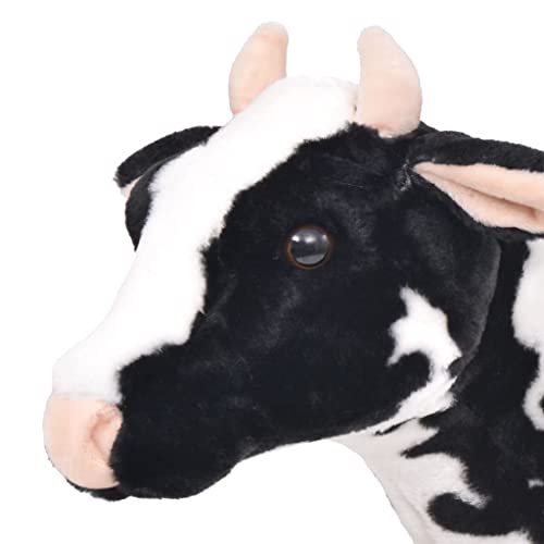 vidaXL Vaca de Peluche Grande de Pie Talla XXL Animal de Juguete Vaquita Niños