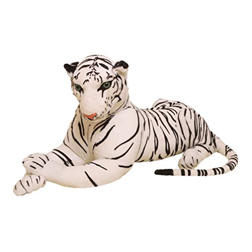 VILLCASE Tigre de Peluche de Juguete de Peluche Animales de La Selva Juguetes de Peluche Realista Animal de Peluche Muñecas Salvajes Anmials