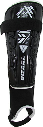 VIZARI Malaga Shin Guard - 70083, S, Negro/Blanco