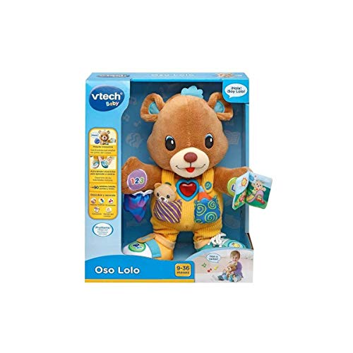 VTech-80-190922 Oso de Tela Interactivo, Multicolor (3480-190922)