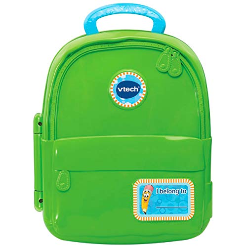 VTech-80-603422 Mochila Educativa Dibuletras Aprende A Escribir L, Color Verde, 31 cm x 44 cm x 3.5 cm (80-603422)