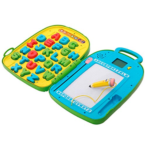 VTech-80-603422 Mochila Educativa Dibuletras Aprende A Escribir L, Color Verde, 31 cm x 44 cm x 3.5 cm (80-603422)