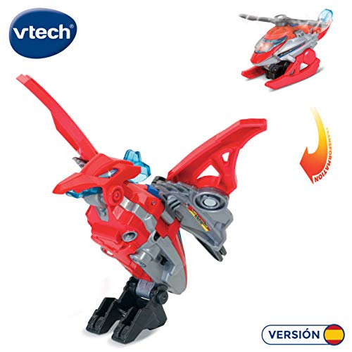 VTech- Alan, El Pteranodón Helicóptero Dinosaurio Interactivo, Multicolor (3480-192122)