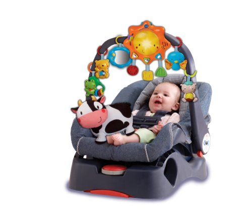 VTech Baby - Manta Convertible en Gimnasio, Color Azul, versión Francesa