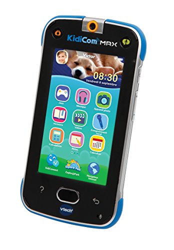 VTech - Dispositivo multifunción Kidicom MAX, Color Azul, versión Francesa