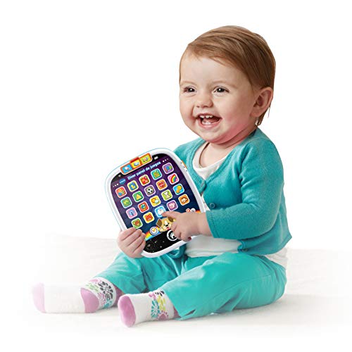 VTech - Díver Panel de Juegos, Juguete bebé +12 Meses, Tableta educativa Infantil con Luces, Sonidos y Canciones, enseña números, Letras, Figuras, Animales y más sorpresas, Multicolor (80-602922)