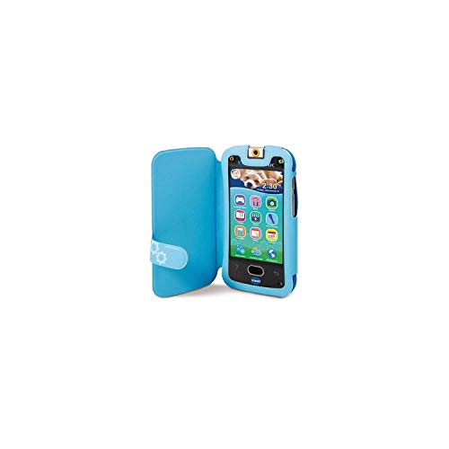 VTech- Funda Kidicom MAX, Color Azul (3480-401649)