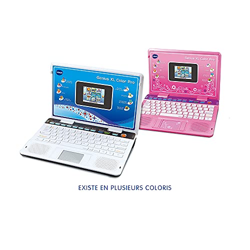 VTech - Genius Color XL Pro Bilingüe, Computer Kid, Rose (133865) (versión en inglés)