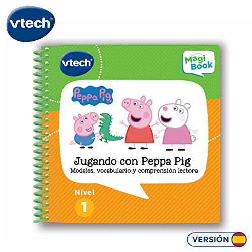 Vtech- Jugando con Peppa Pig Libro para Magibook, Multicolor (80-480422)