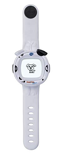 VTech- Kidi Pet TIK Tak Formato Digital y analogico de la Hora. Reloj, Color Blanco (3480-170522)