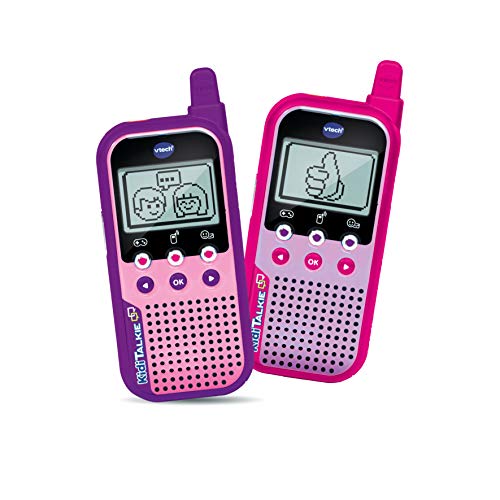 Vtech Kidi Talkie - Walkie-Talkie para niños con Pantalla y Juegos, Juguete electrónico Educativo