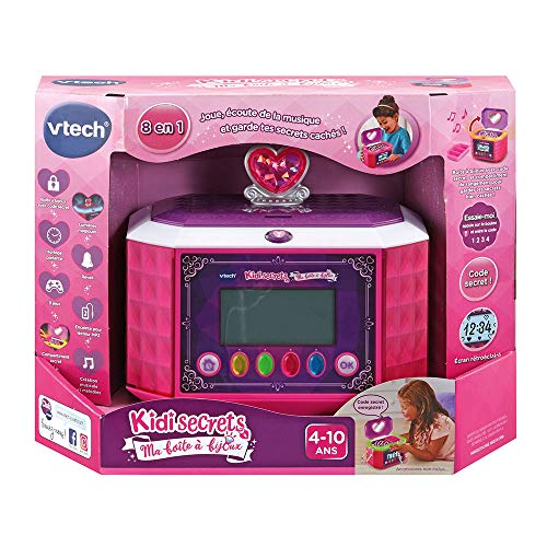 VTech – KidiSecrets – Mi joyero, mágico y multifunción, caja de secretos – Versión FR