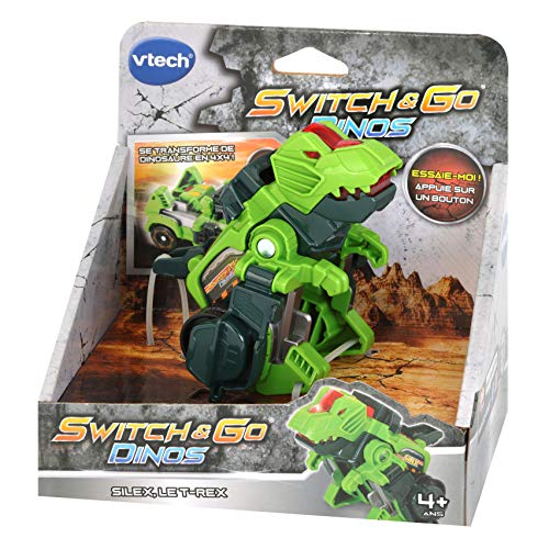 VTech- King, el T-Rex Todoterreno Dinosaurio Interactivo, Multicolor (3480-183122)