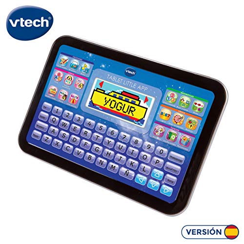 VTech Little App Tableta educativa Infantil con Pantalla LCD a Color,Juguete para Aprender en casa + Diverblack Pc Ordenador Iinfantil Educativo para Aprender En Casa