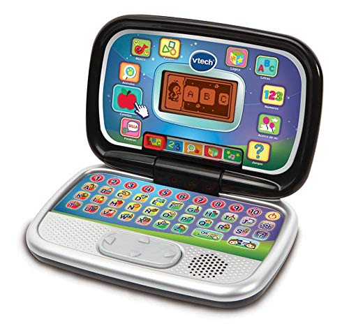 VTech Little App Tableta educativa Infantil con Pantalla LCD a Color,Juguete para Aprender en casa + Diverblack Pc Ordenador Iinfantil Educativo para Aprender En Casa