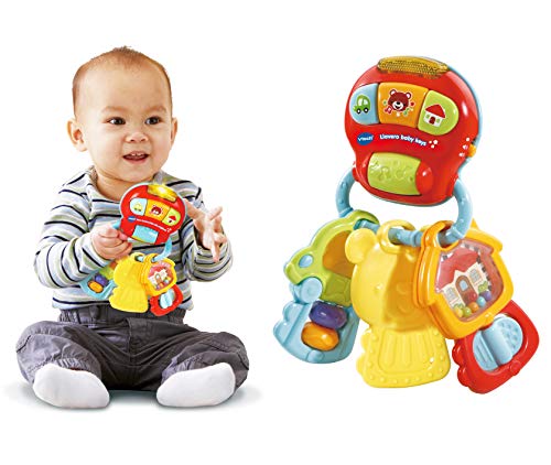 VTech- Llavero Baby Keys Sonajero electrónico interactivo con voz y luces (3480-505122) , color/modelo surtido