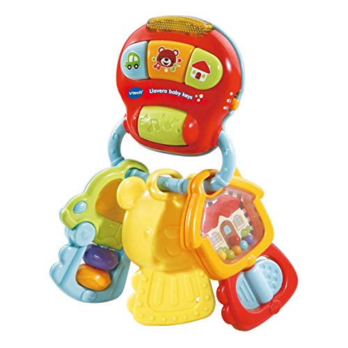 VTech- Llavero Baby Keys Sonajero electrónico interactivo con voz y luces (3480-505122) , color/modelo surtido