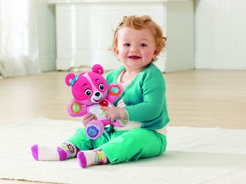 VTech - Mi osita Nina, Peluche Interactivo con conexión a Internet, Color Rosa (3480-147257)