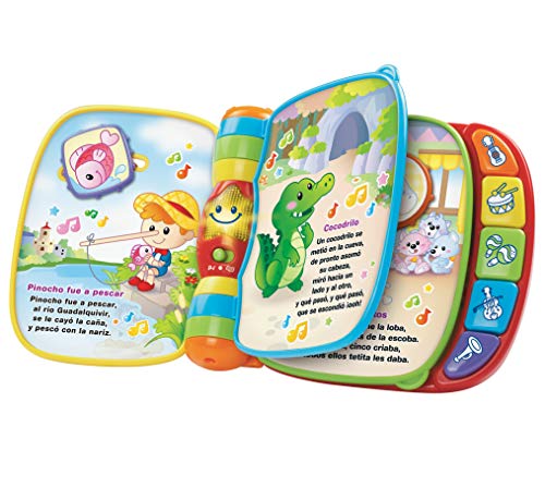 VTech -Mis primeras Teclas Ordenador Infantil con Tres Modos de Juegos Que enseña Animales, Colores + Primeras Canciones, Libro Interactivo para bebé +6 Meses