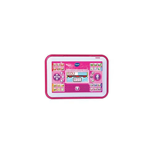 VTech - Ordenador educativo Genio Little App para niños, color rosa, versión francesa